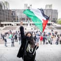 Palestine protest at Portsmouth Guildhall on 21 May 2021

Pictured: Jasmin Scaletta 12
Picture: Habibur Rahman