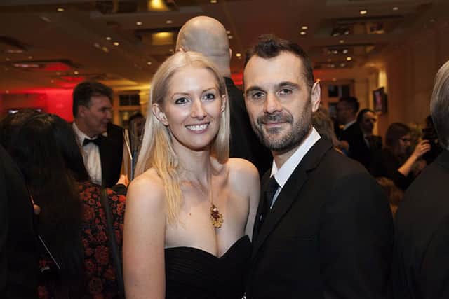 Ashley Pugh and Lisa Downs on the red carpet at The Baftas.