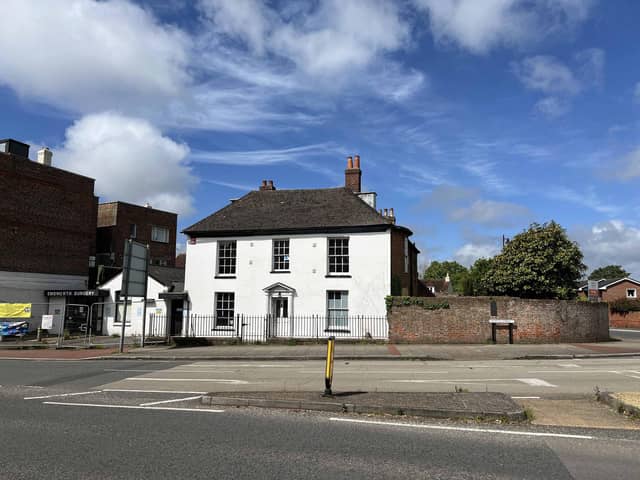 A former doctors’ surgery in Emsworth with planning permission for redevelopment is to be auctioned with a guide price of £895,000-plus.Picture credit: Clive Emson Land & Property Auctioneers