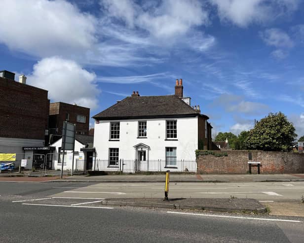 A former doctors’ surgery in Emsworth with planning permission for redevelopment is to be auctioned with a guide price of £895,000-plus.Picture credit: Clive Emson Land & Property Auctioneers