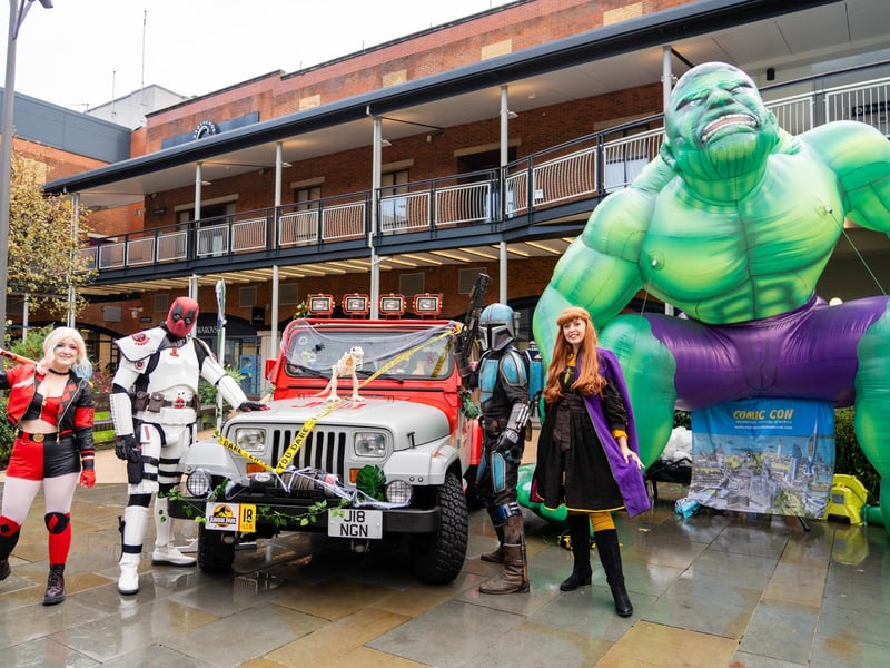 Characters at the Spooktacular Portsmouth Comic Con at Gunwharf.
Photos by Matthew Clark