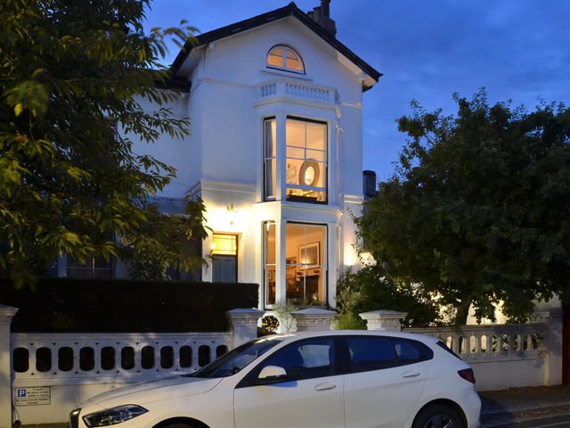 This end-of-terrace townhouse in Netley Terrace, Southsea, is on the market at a guide price of £665,000. It is listed by Fine and Country.