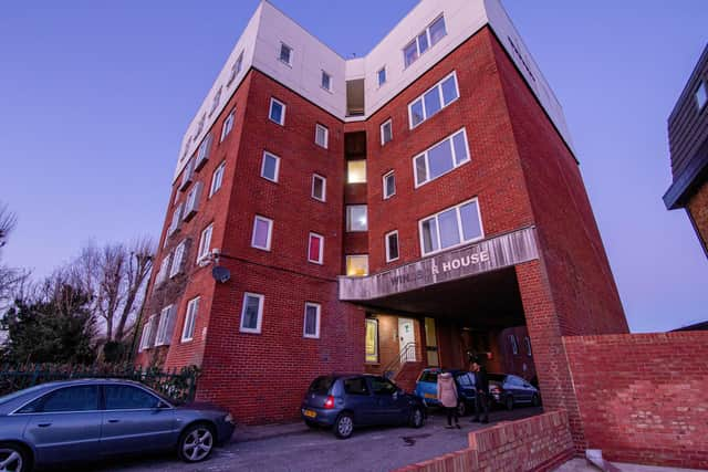 Portsmouth central apartment block, Windsor House. Picture: Habibur Rahman