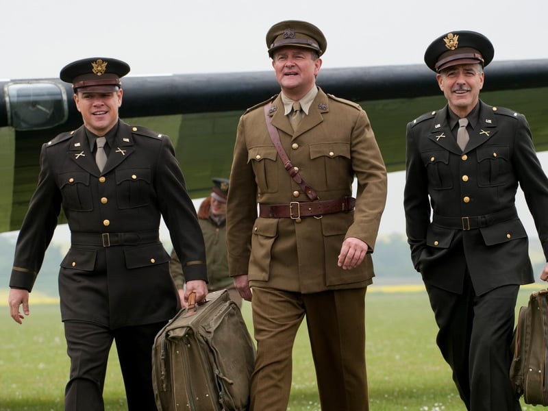Directed by George Clooney, the 2014 film The Monuments Men shot scenes at Bramley Camp in Hampshire - according to Visit Hampshire