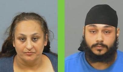 Kalwant Kaur, 41, of Union Road Southampton, and her son, Jung Singh Lankanpal, 22, were jailed. Pic: Hants police
