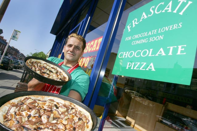 Frascati Pizzas which made chocolate pizzas in this 2006 photo.