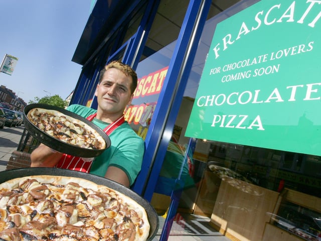 Frascati Pizzas which made chocolate pizzas in this 2006 photo.