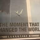 Copies of The News, from September 12, 2001 - the day after New York's Twin Towers were hit in a terrorist attack