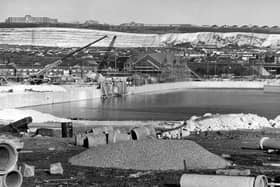 Port Solent Marina in January 1988. The News PP5109