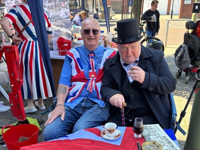 VE Day Celebration at Havant Bus Station