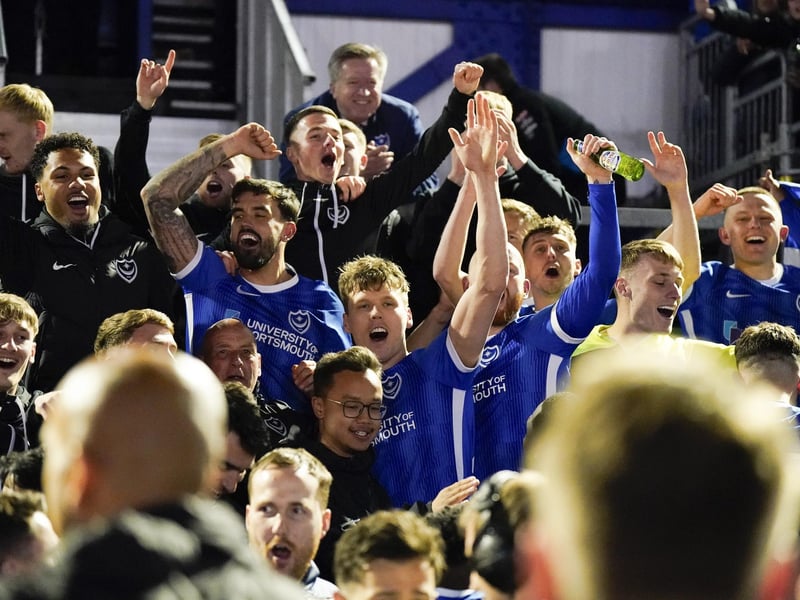 The Pompey players will have to regroup for the visit of Wigan after celebrating their League One title win
