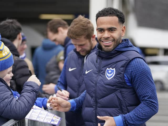 Louis Thompson is one of 13 players out of contract at Pompey - yet won't learn his future until the season's end. Picture: Jason Brown/ProSportsImages