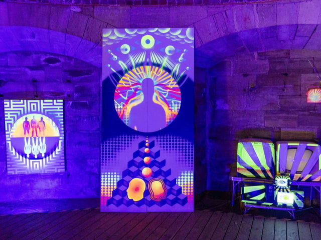 Out of My Mind by Mark Kellett at The Round Tower, Old Portsmouth. Picture by Matthew Clark