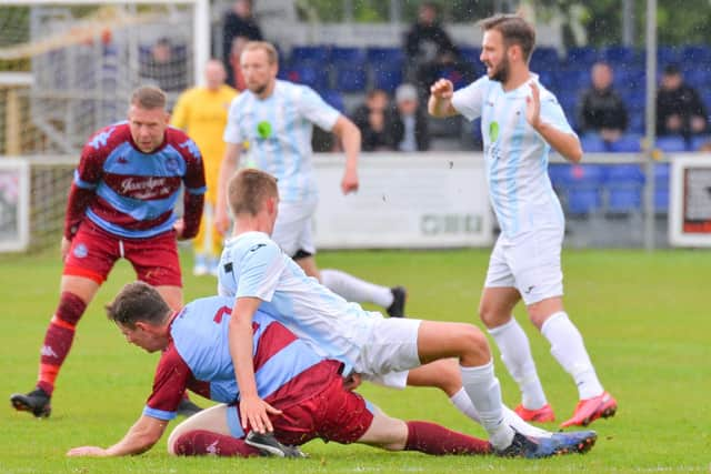 Action from the Wessex League Cup final. Picture: Martyn White.