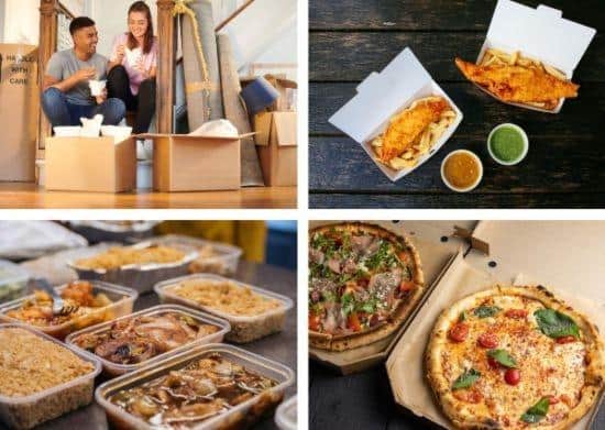 Chinese food named Hampshire's favourite moving night takeaway, following survey by Tripps Removals.