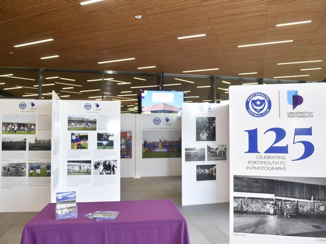 The 125 years celebrating Portsmouth FC in photographs exhibition is on show at Ravelin Sports Centre in Portsmouth and will be on display until Sunday, August 18, 2024.
Picture: Sarah Standing (050824-9027)