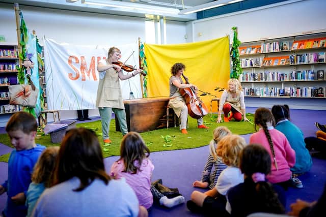 The library tour took theatre to local communities. Picture: James White