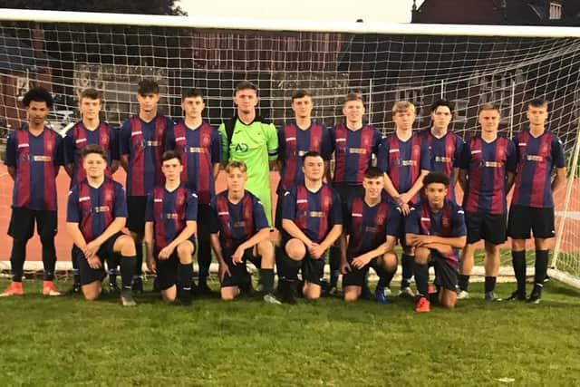 The 2020/21 US Portsmouth under-18s, still unbeaten in their Hampshire Development East division. They also won three ties in the club's first ever FA Youth Cup campaign.