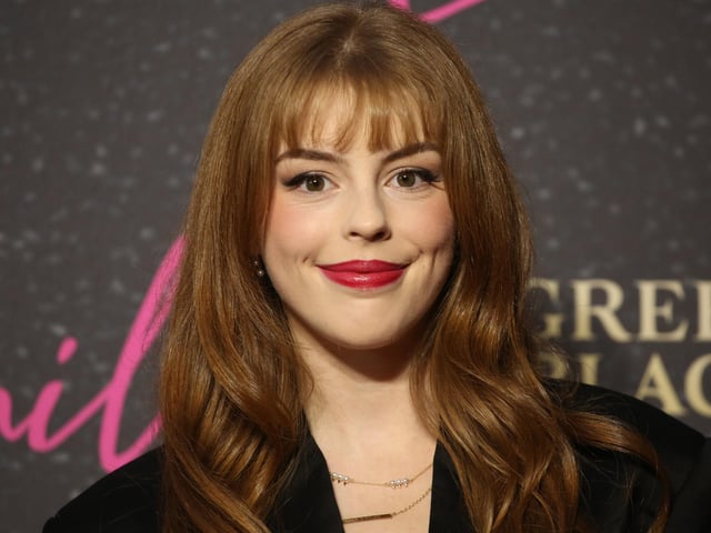 The namesake of Amelia Gething (above), this was the second most popular girls name in Hampshire. Picture: Lia Toby/Getty Images for Warner Bros