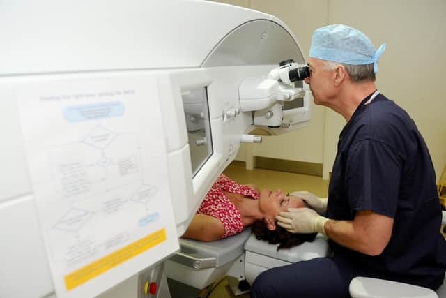 Robert Morris, ophthalmic consultant surgeon.
Picture: Sarah Standing (020719-2320)