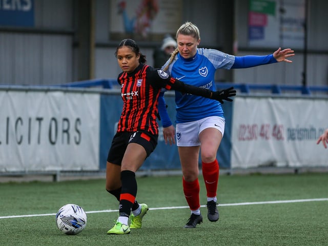 Pompey Women v Ipswich. Picture by Nathan Lipsham