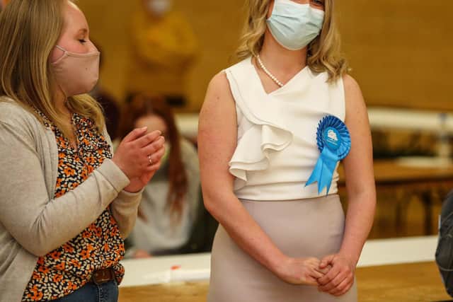 Imogen Payter at the Borough Council election count in May, when she was elected 
Picture: Stuart Martin (220421-7042)