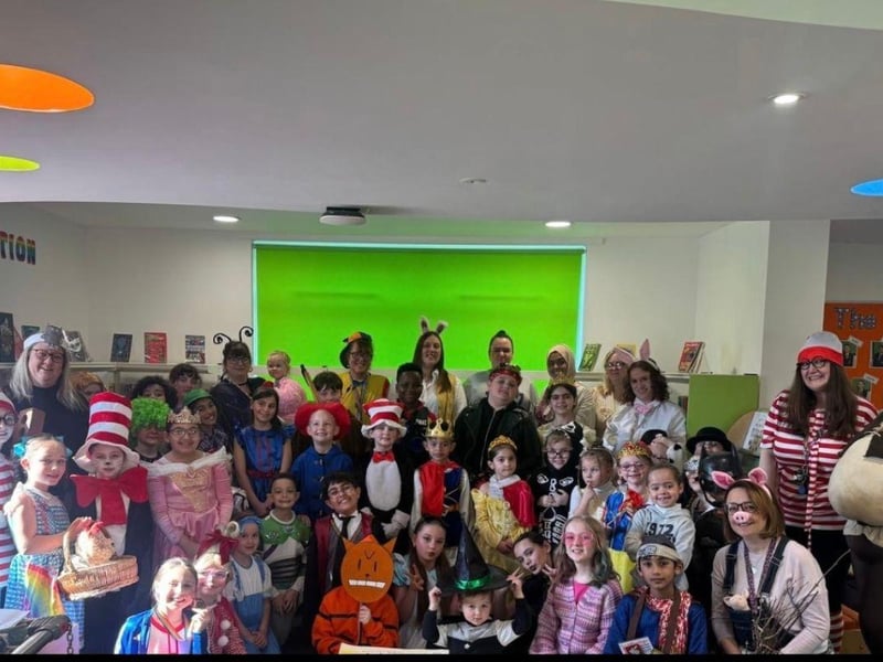 Children and staff at Arundel Court Primary School have all dressed to impress to celebrate World Book Day.