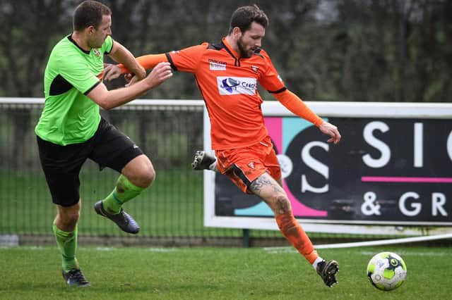 Dan Wooden took his AFC Portchester goal tally to 20 with a double in the 6-2 home win over Amesbury.

Picture: Keith Woodland