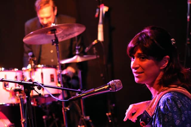 Nicole Atkins and Jim Sclavunos at The Edge of The Wedge, Southsea, June 5, 2023. Picture by Paul Windsor
