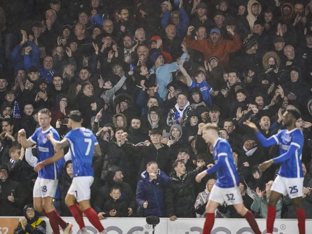 17,975 Pompey fans saw their side retain their five-point lead at the top of the League One table