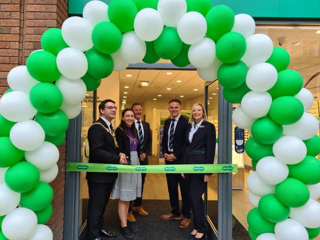 Portsmouth's Specsaver store relocates to bigger site in Commercial Road. 
Pictured: The opening of the new Specsaver store
