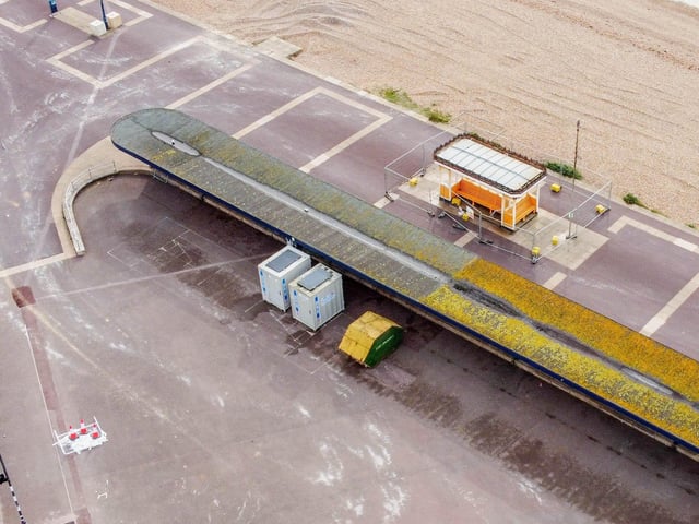 The listed shelters are being dismantled and stored.
Picture: Island City Uk