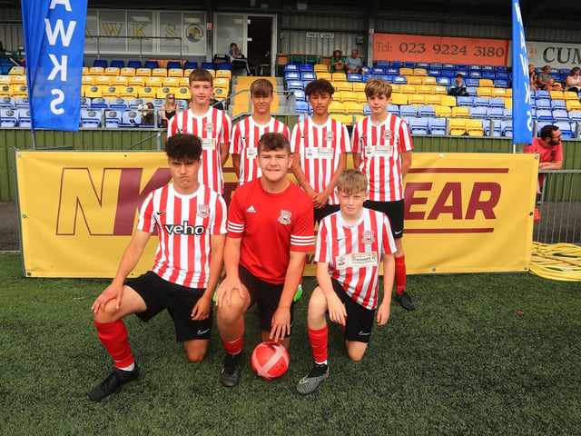 Sholing White U14s at the Havant and Waterlooville Summer Tournament. Picture: Dave Haines