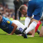 What's the chances of seeing the Nathan Thompson flop at Peterborough? Picture: Joe Pepler