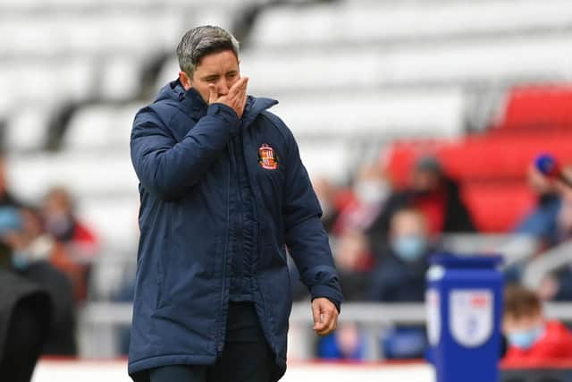 Sunderland boss Lee Johnson.  Picture: Stu Forster/Getty Images