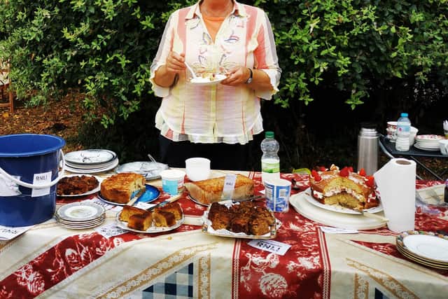 Members of the Southsea Southsea Tennis Club attended a bake-sale hosted by Jill Ryan and raised £127 for the Portsmouth Lifeboat Station.