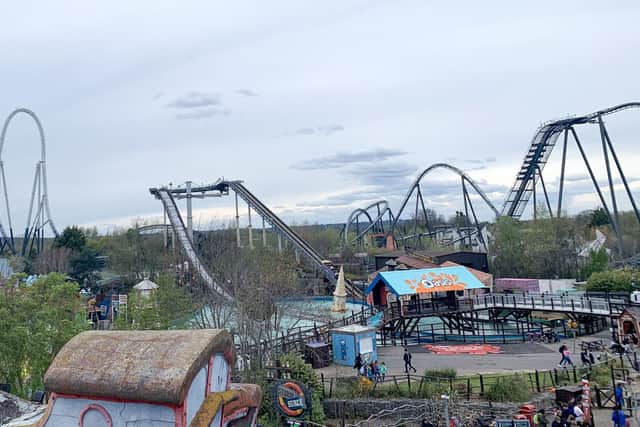 Thorpe Park - which came firth on Tripadvisor’s top 10 family attractions in the UK.