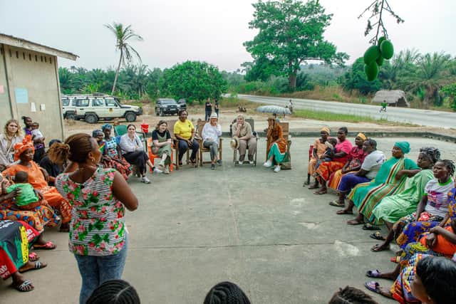 Caroline Dinenage on her visit to Gbaiima Songa Health Centre in Sierra Leone