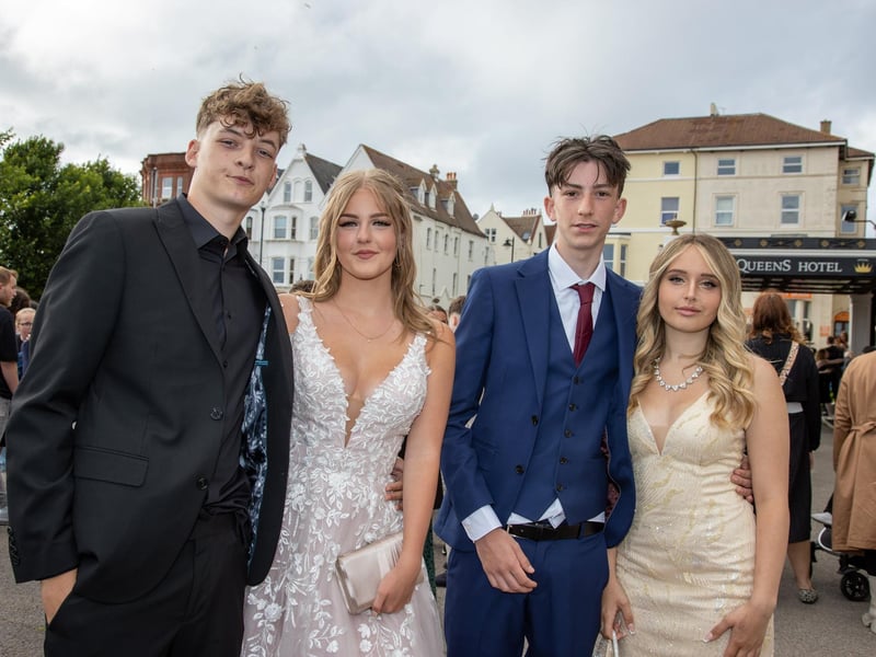 Portsmouth Academy held their prom at the Queens Hotel in Southsea on Wednesday evening.Pictured - Students arriving at their Prom at the Queens Hotel in Southsea