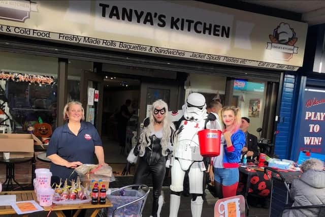 Stall outside Tanya's Kitchen