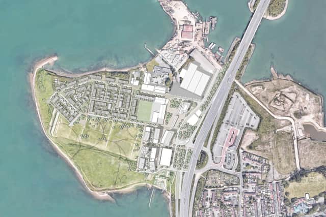 Phase One of Lennox Point - issued by Portsmouth City Council in September 2021