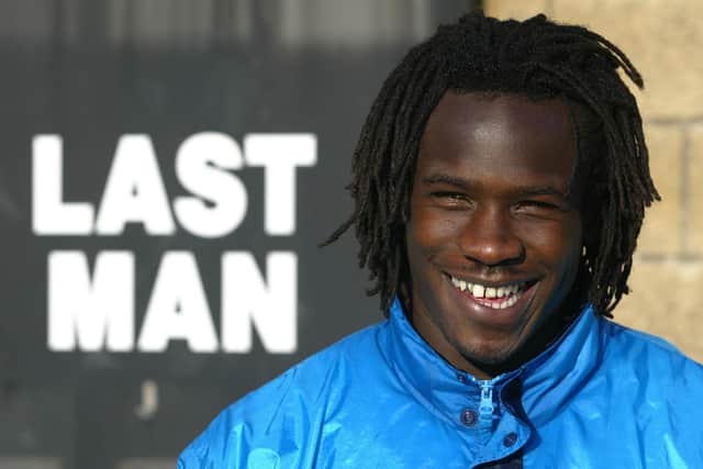 Former Portsmouth FC defender Linvoy Primus during a training session, Thursday December 18, 2003. Picture: Chris Ison/PA