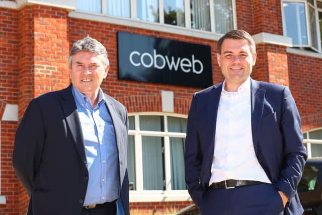 Head of customer success Michael Gore (left) and managing director Michael Frisby (right) Picture: Stuart Martin