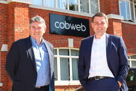 Head of customer success Michael Gore (left) and managing director Michael Frisby (right) Picture: Stuart Martin