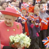 Queen Elizabeth II will celebrate her 96th birthday at Sandringham, Norfolk. Pictured is the The Queen arriving at the Stadium of Light Metro Station.