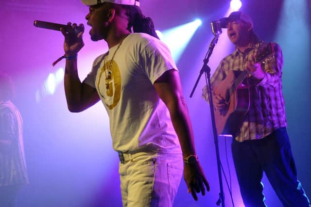 Dolio The Sleuth and Rench of Gangstagrass, live at The Wedgewood Rooms, June 14, 2022. Picture by Paul Windsor