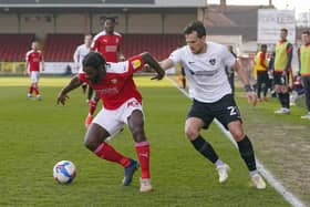 Charlie Daniels endured a Swindon nightmare in last night's 3-1 defeat. Picture: Jason Brown/ProSportsImages
