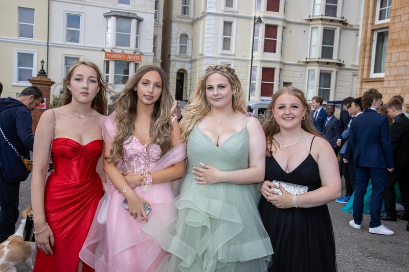 Portsmouth Academy held their prom at the Queens Hotel in Southsea on Wednesday evening.Pictured - Students arriving at their Prom at the Queens Hotel in Southsea