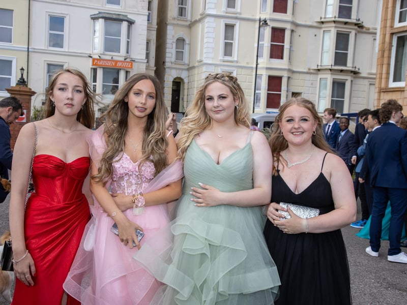 Portsmouth Academy held their prom at the Queens Hotel in Southsea on Wednesday evening.Pictured - Students arriving at their Prom at the Queens Hotel in Southsea