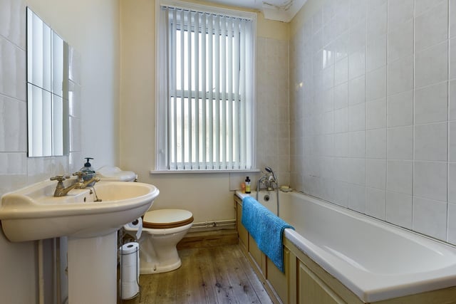 Thie two-bedroom apartment is on the market for £185,000. It is listed by Chinneck Shaw.